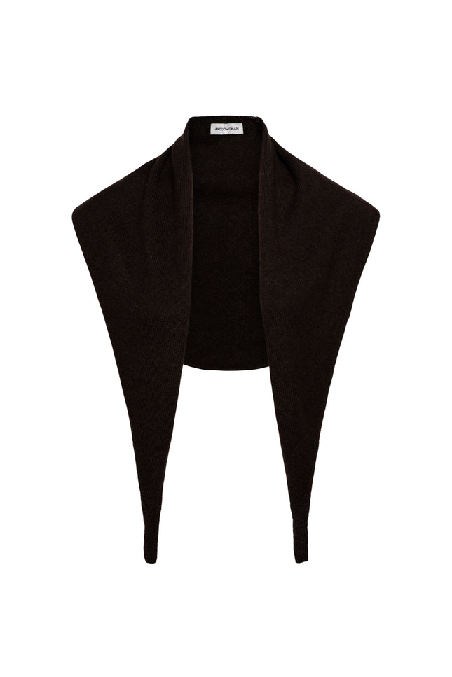 Sjaal Boukje Dark Chocolate AC102