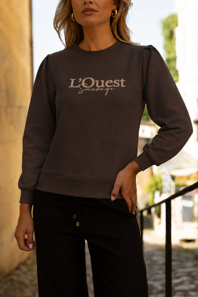 Sweater L'Quest Dark Coffee