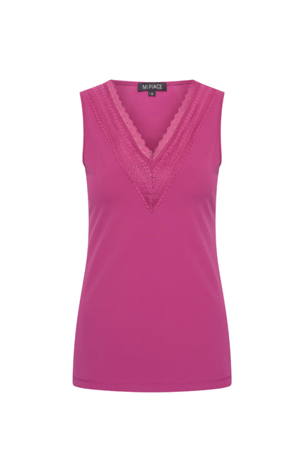 Travel Top Lace Magenta Purple 202254