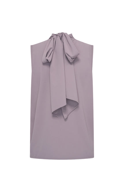 Travel Blouse Bow Winter Grey 202830