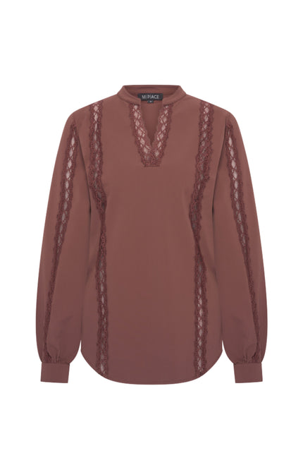 Travel Top Lace Mahogany 202776