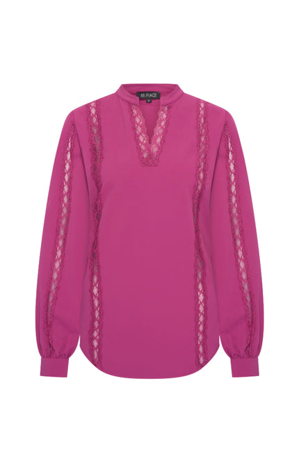 Travel Top Lace Magenta Purple 202776