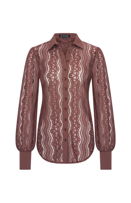 Travel Blouse Kant Mahogany 202352