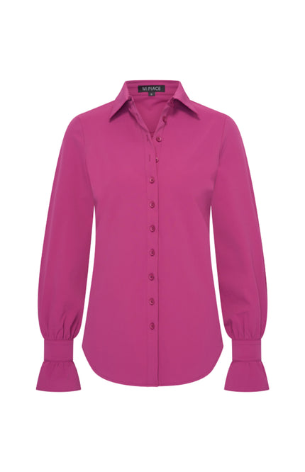 Travel Blouse Magenta Purple 202108