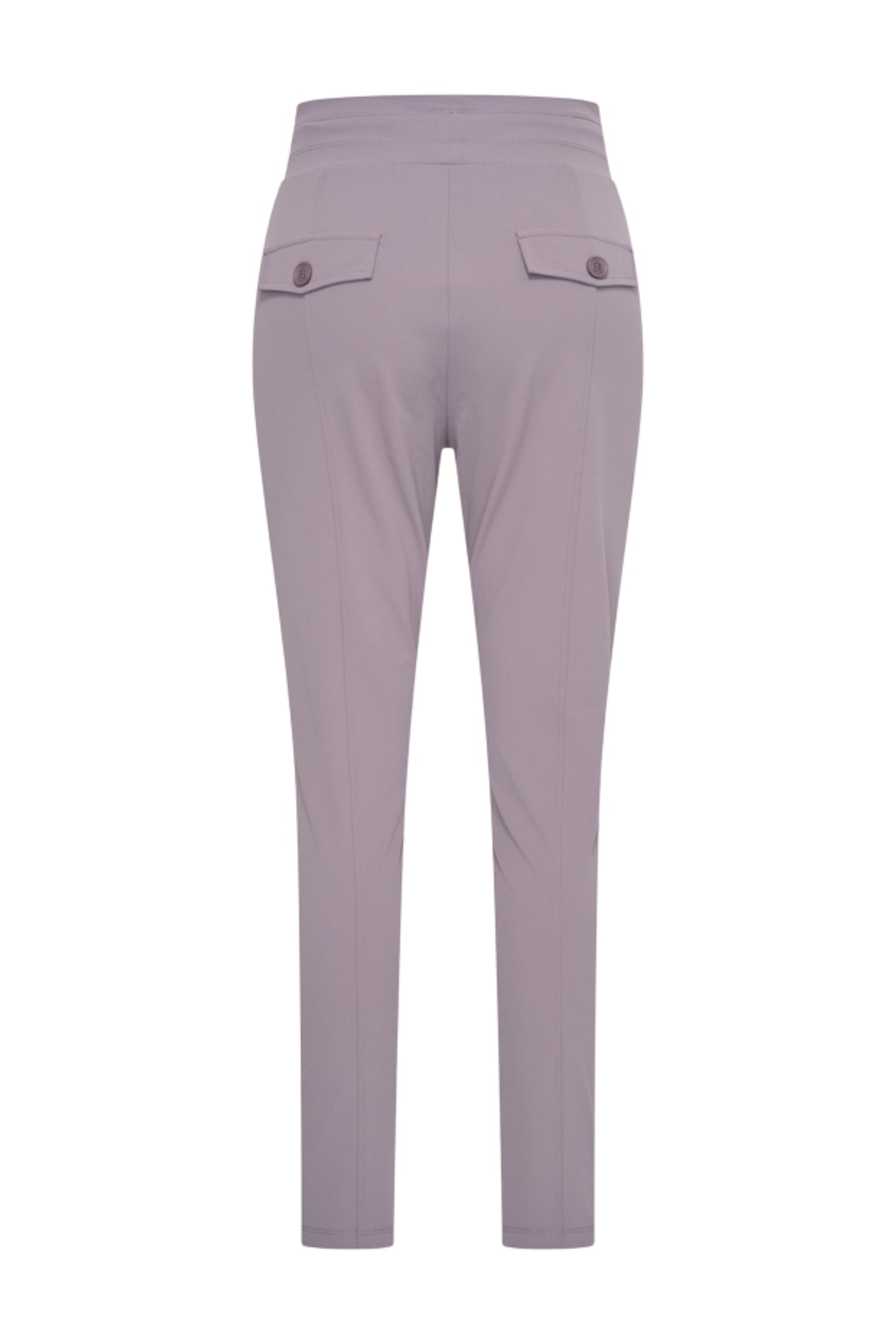 Grijze winter reisbroek van Mi Piace, comfortabele pasvorm en warme uitstraling, geschikt voor koud weer en reizen.