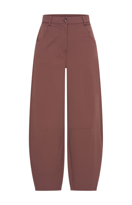 Heavy Travel Broek Balloon Mahogany 202798