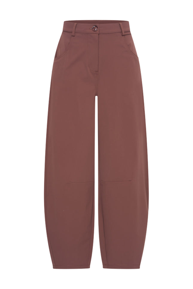 Heavy Travel Broek Balloon Mahogany 202798