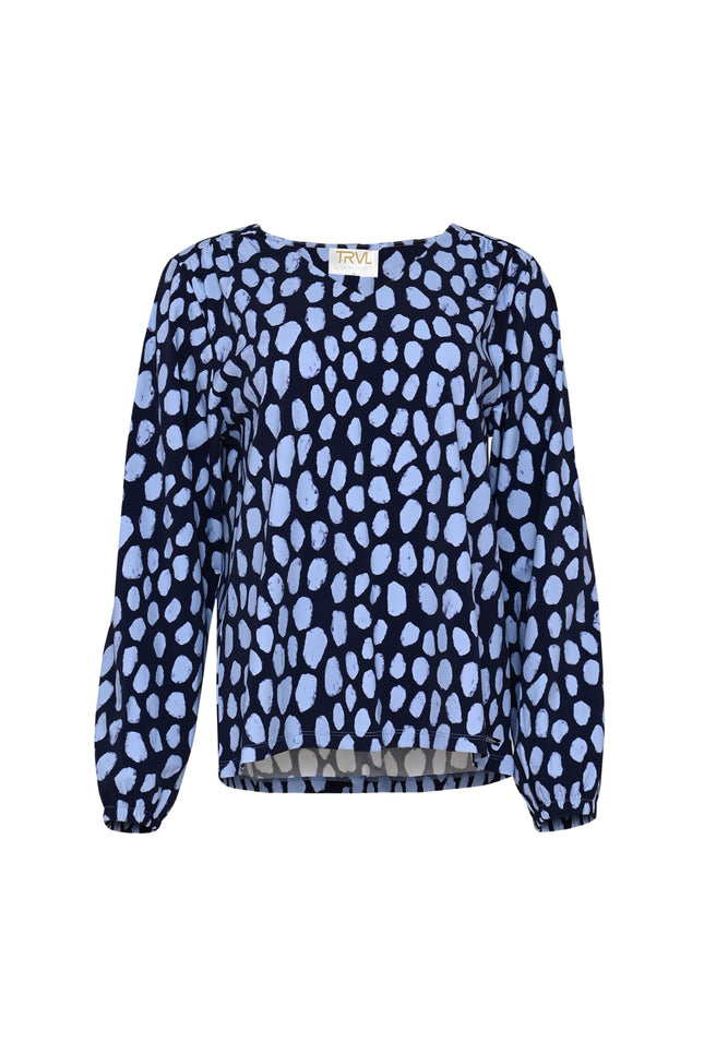Travel Top Rylie Dots Blue