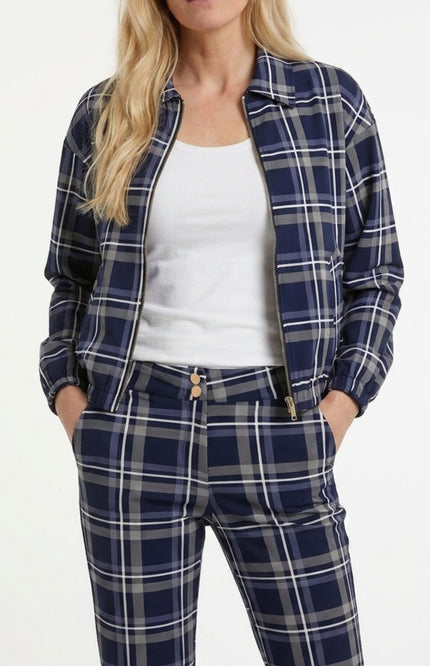 Travel Jacket Nara Blue Check