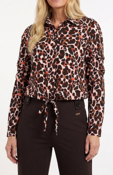 Travel Blouse Sammy Leopard