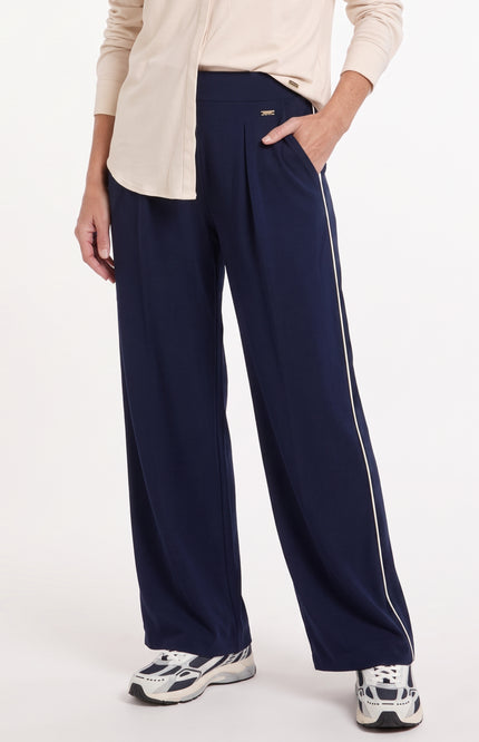Travel Broek Rida Navy Offwhite