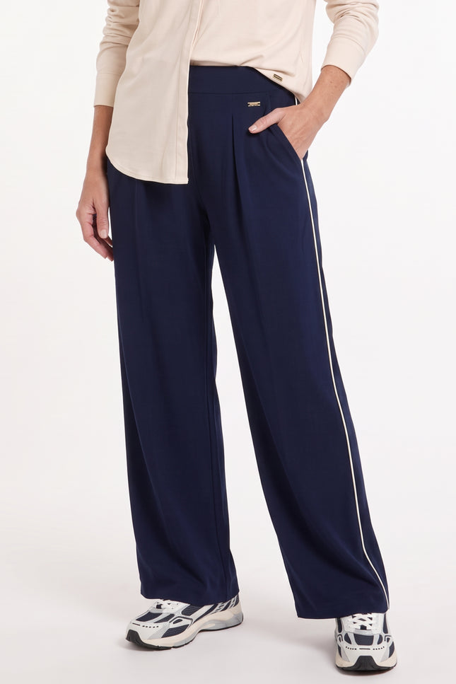 Travel Broek Rida Navy Offwhite