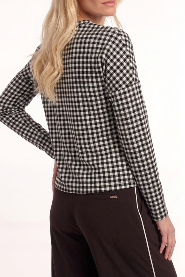 Travel Top Losina Brown Check