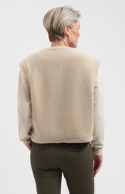 Gilet Curly Light Pepper L49-101-3462