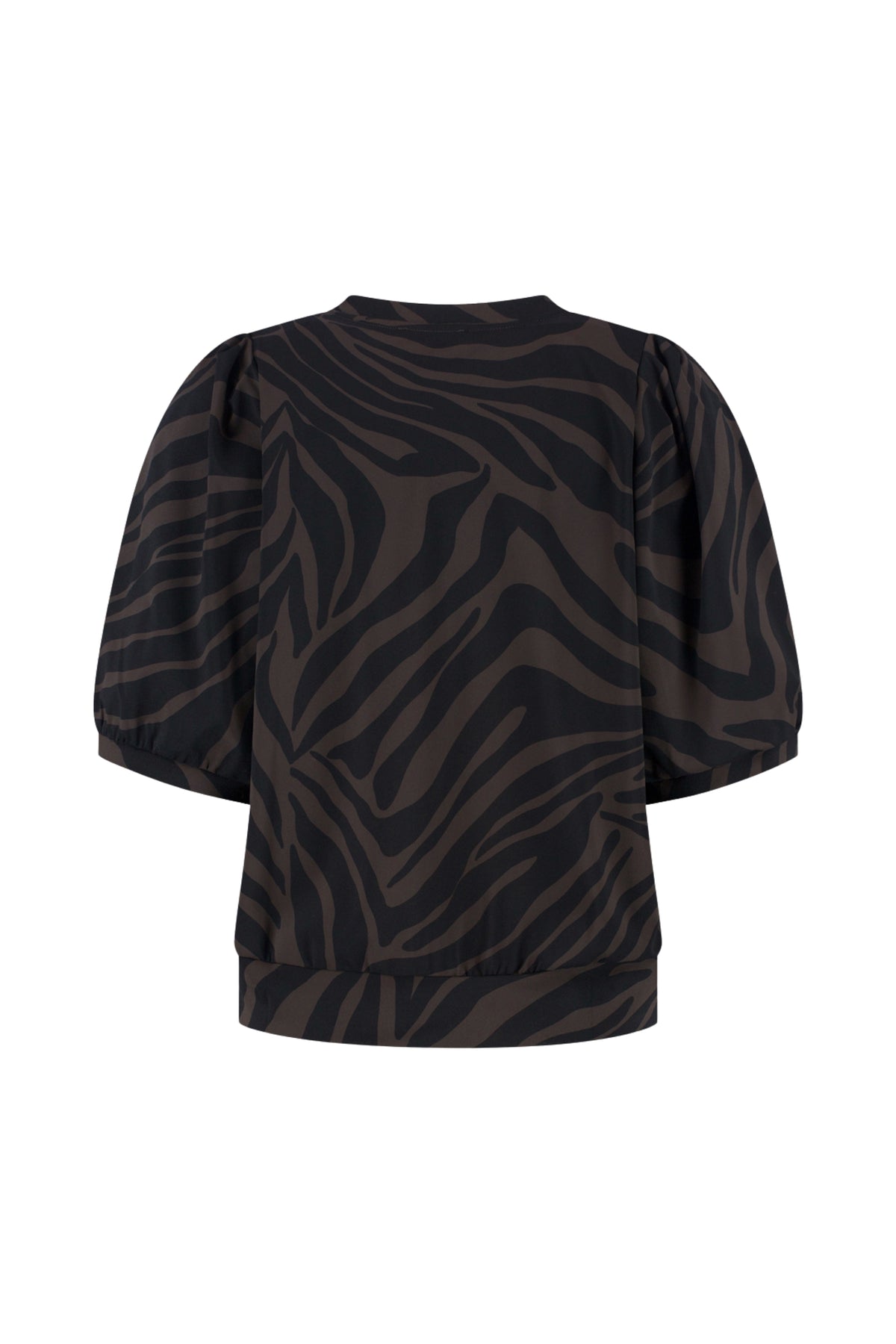 Lady Day Travel Top Amie Ivy print met bloemen en comfortabele pasvorm, korte mouw en kleurrijk ontwerp.