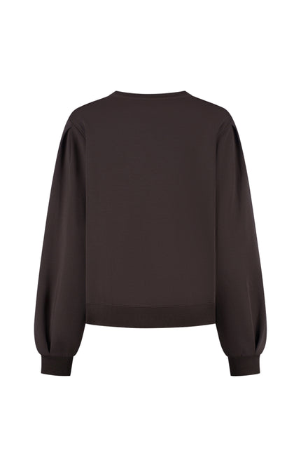 Trui Mon Amie Dark Brown L25-301-3567