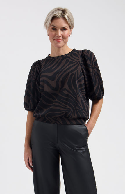 Travel Top Amie Ivy Print L24-380-3537