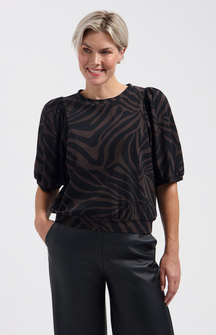 Travel Top Amie Ivy Print L24-380-3537