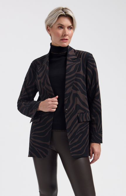 Travel Blazer Lorna Ivy Print L46-480-3534