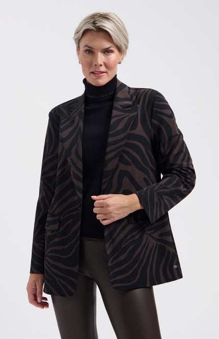 Travel Blazer Lorna Ivy Print L46-480-3534