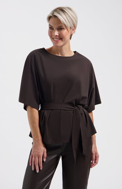 Travel Top Maris Dark Brown L24-375-3519