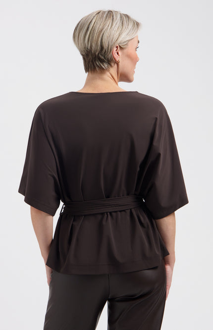 Travel Top Maris Dark Brown L24-375-3519