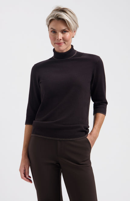 Top Lenora Dark Brown L28-601-3580