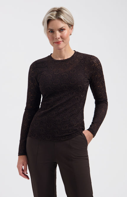 Travel Top Joss Dark Brown L21-201-3570