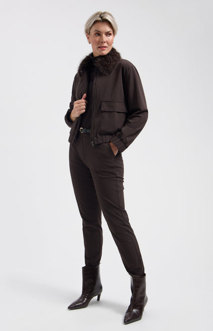 Travel Broek Scout Dark Brown L14475-3504