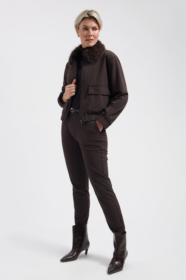 Travel Broek Scout Dark Brown L14475-3504