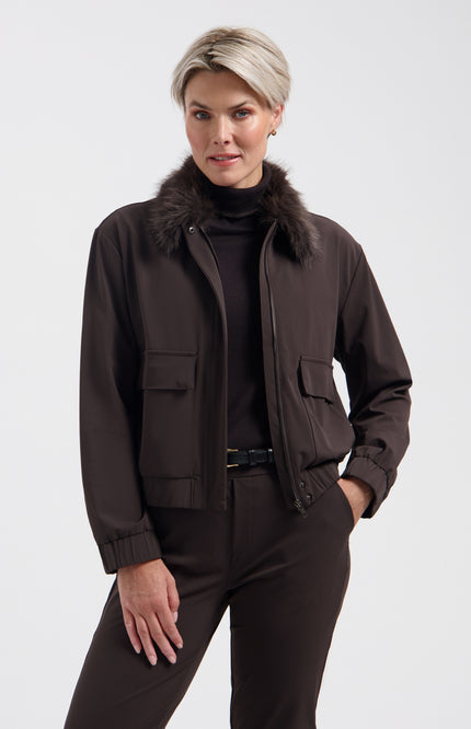 Travel Jacket Georgia Dark Brown L49-475-3509