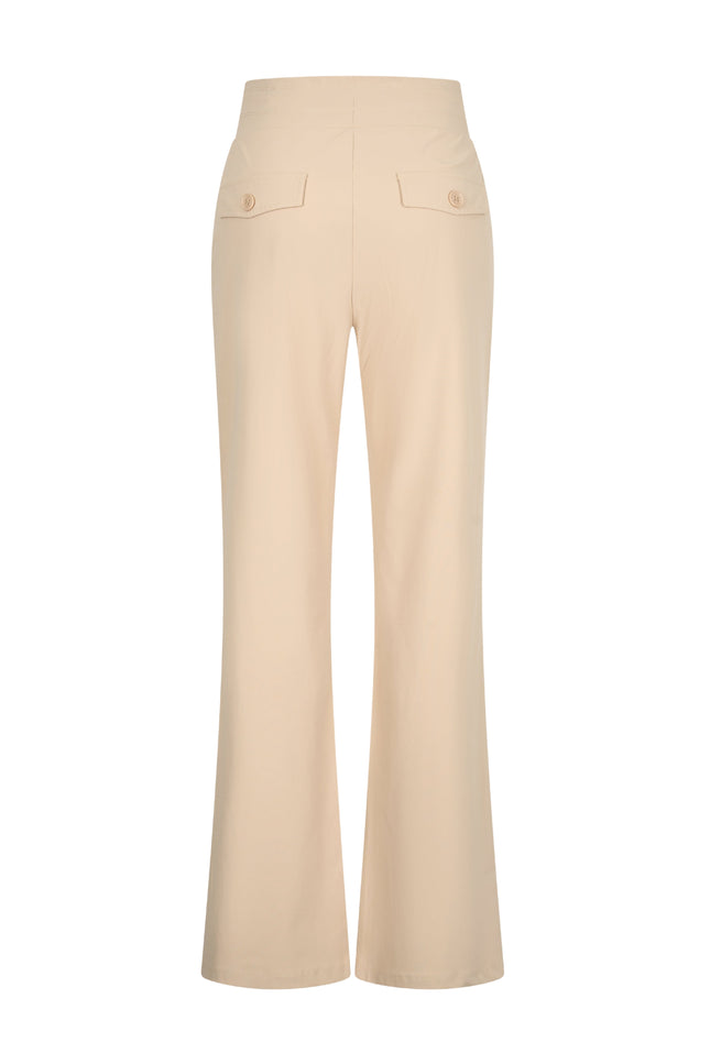 Travel Broek Flared Sand 202089