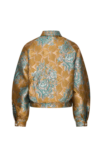 Jacket Jacquard Petrol Yellow 202783