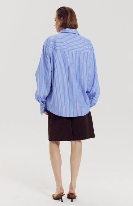 Blouse Ted Stripe Blue AW6C601