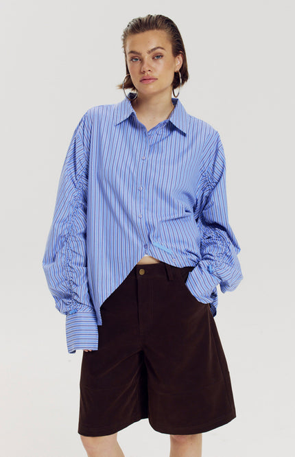 Blouse Ted Stripe Blue AW6C601