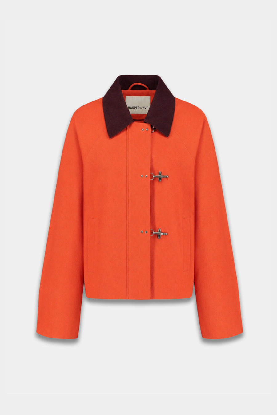 Harper & Yve paprika gekleurde jacket ties, modieuze accessoire met geweven patroon voor stijlvolle outfits.