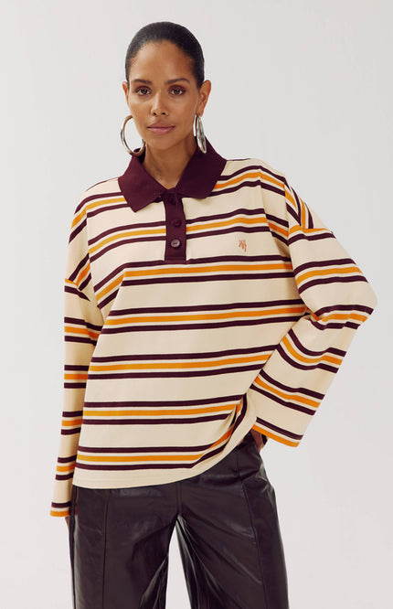 Top Pollie Paprika Stripe AW6P501