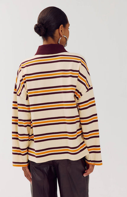 Top Pollie Paprika Stripe AW6P501