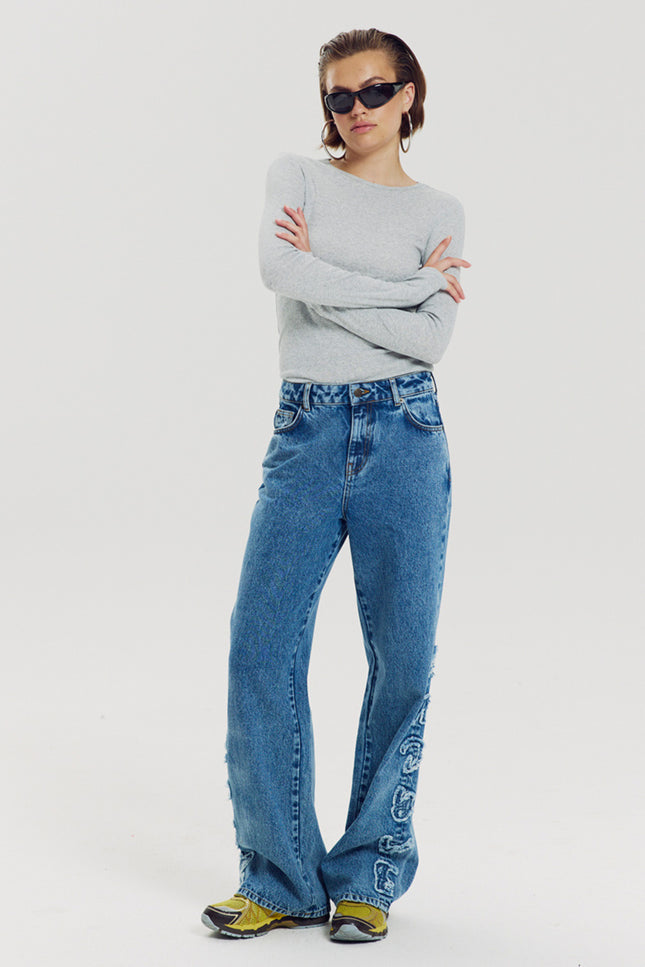 Jeans Yve Mid Blue AW6R100