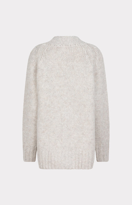 Vest Embellished Feathers Light Sand W25.02716