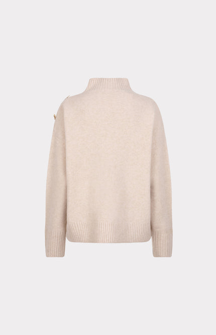 Sweater Buttons Sand W25.07722