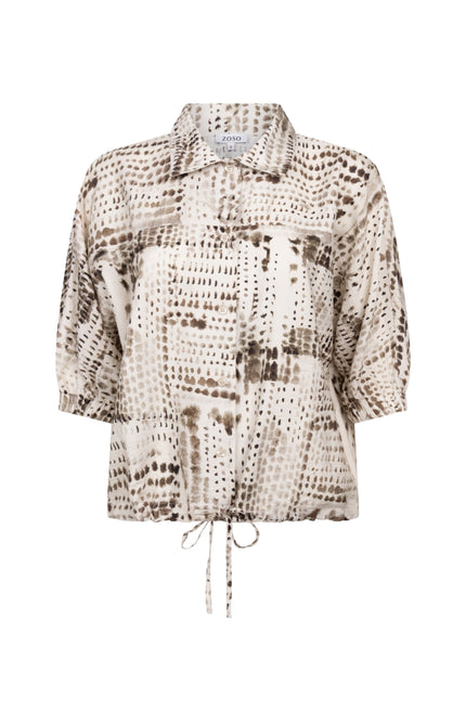 Blouse Barbara Ivory Espresso 264