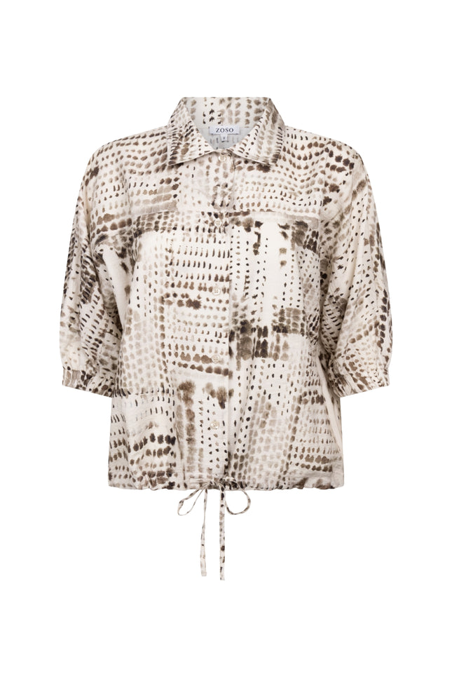 Blouse Barbara Ivory Espresso 264