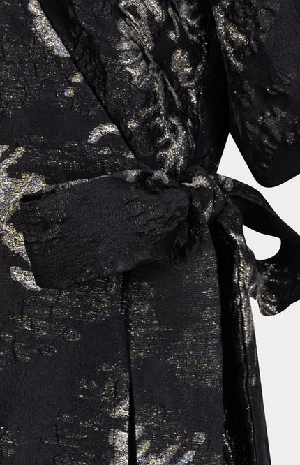 Jurk Jacquard Black W25.09700