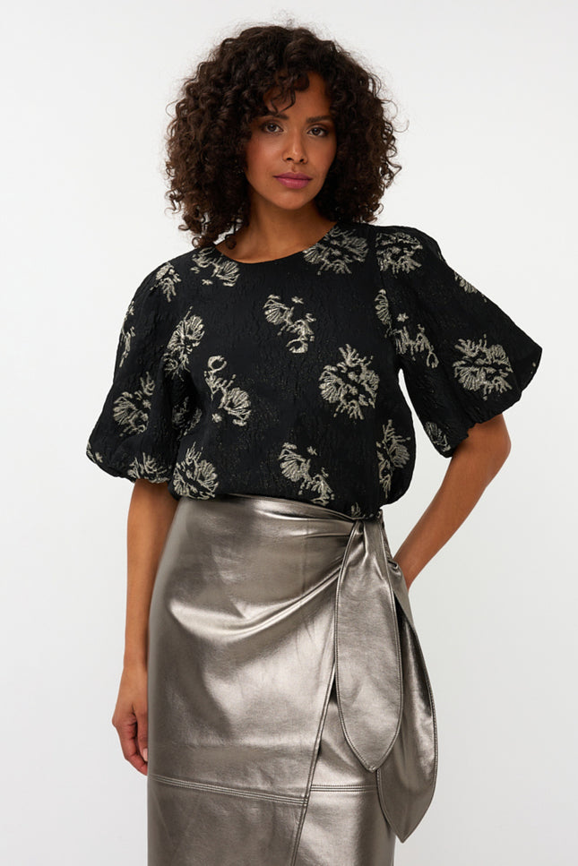 Top Jacquard Black W25.09701