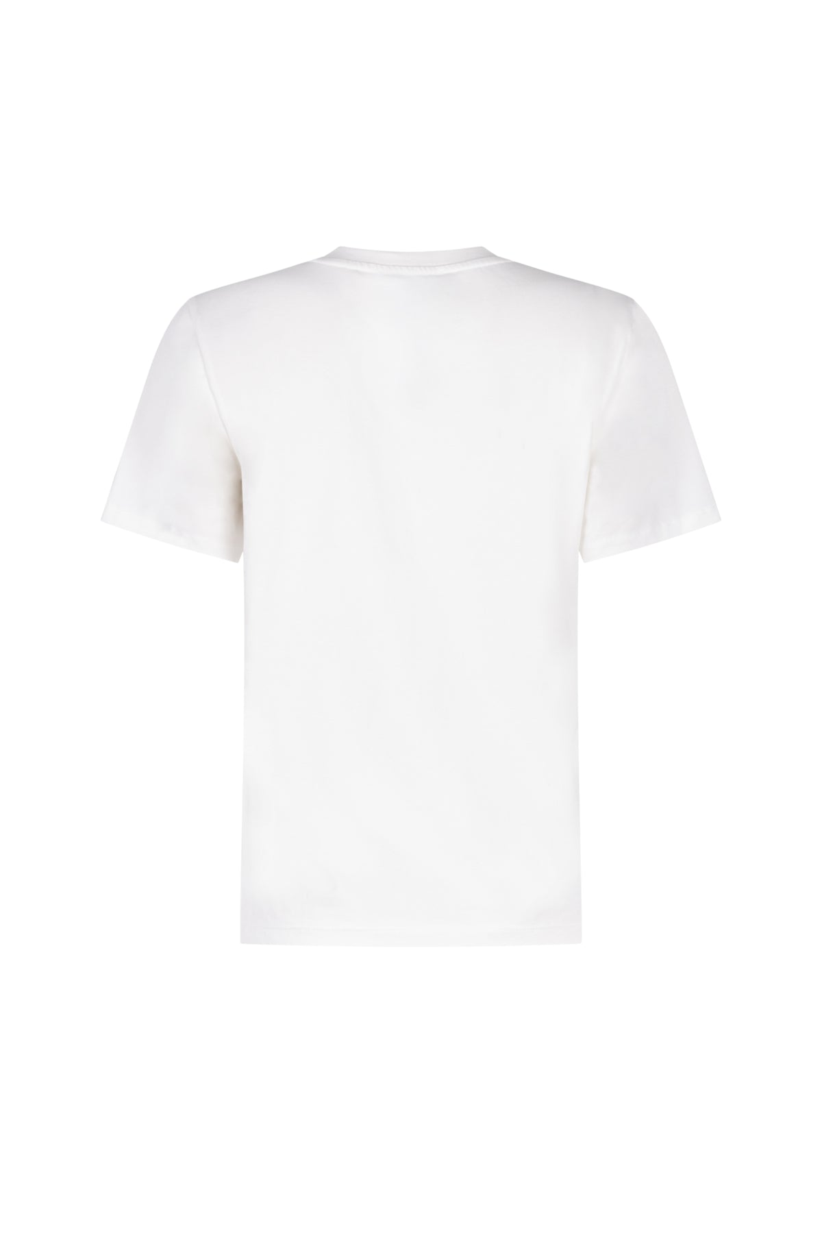 Zoso Couture ivoorzwart T-shirt met korte mouwen en ronde hals, casual stijl, voor dames.