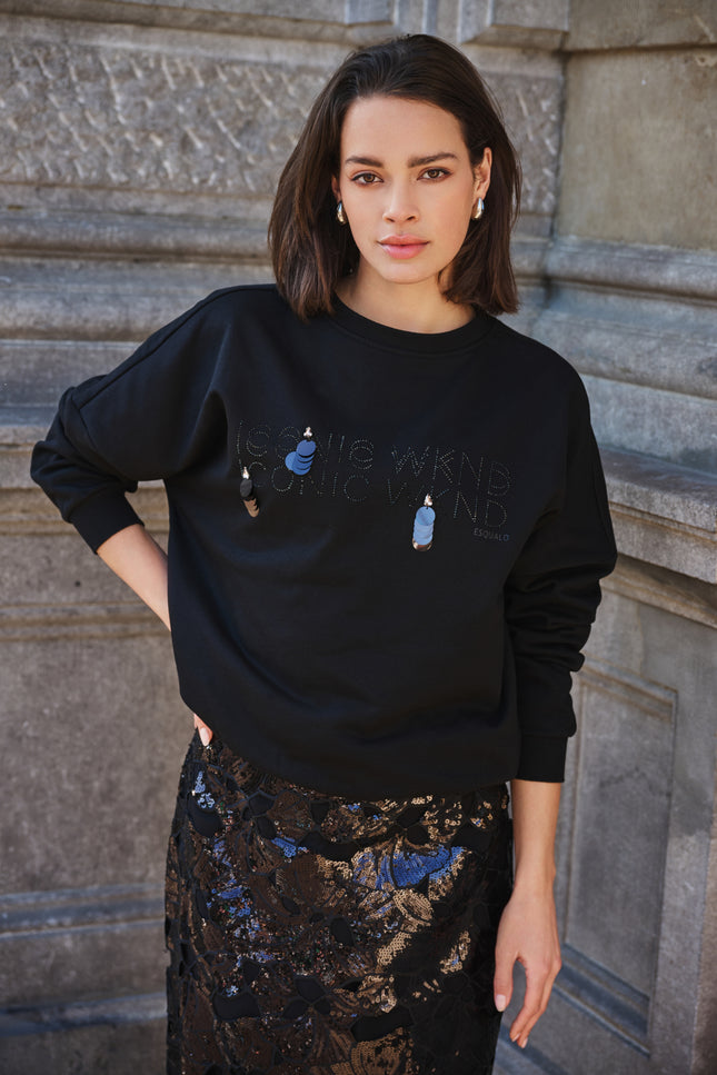 Sweater Iconic Weekend Black W25.05718
