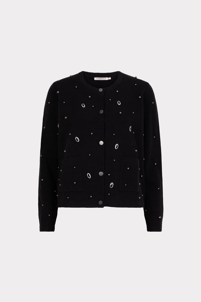 Vest Embellished Black W25.07702