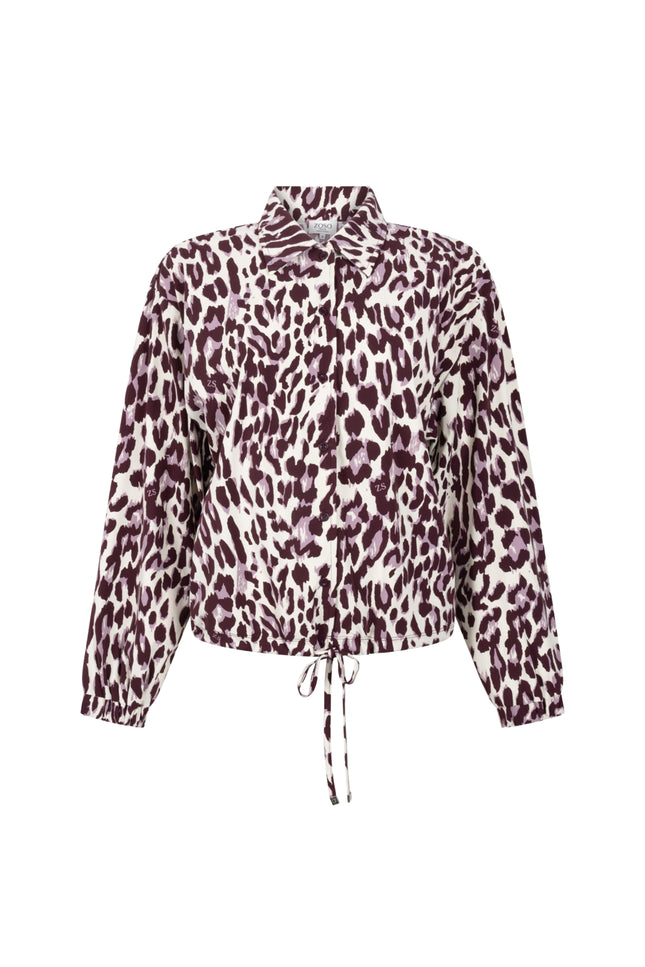 Travel Blouse Daphne Mauve Bordeaux 264