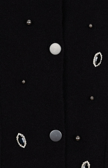 Vest Embellished Black W25.07702